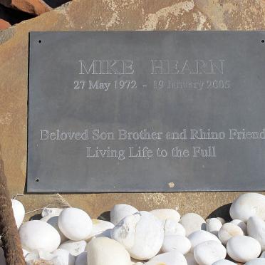 Namibia, KUNENE region, Palmwag, Save the Rhino Trust graves