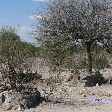 Namibia, KUNENE region, Opuwo, Otjitindua / Rusplaas_1, Dorslandtrekker graves