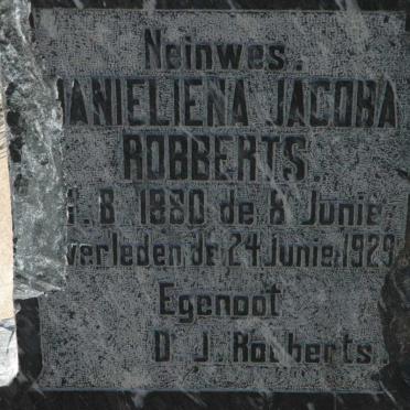 ROBBERTS Danieliena Jacoba 1880-1929