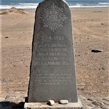 1. SAPS memorial stone - Helicopter accident 1966