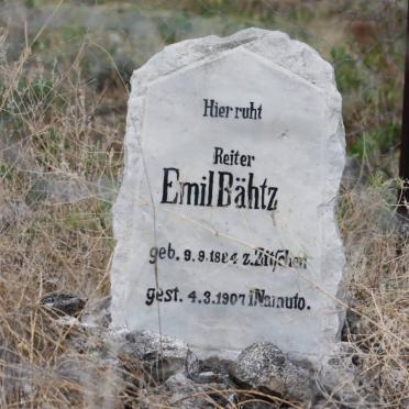 BAHTZ Emil 1884-1907