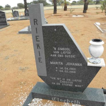 ETSEBETH Marita Johanna 1960-1988