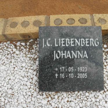 LIEBENBERG J.C. 1923-2005