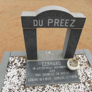 PREEZ Gerhard, du 1978-1978