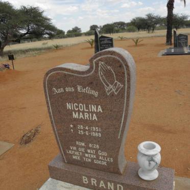 BRAND Nicolina Maria 1951-1989