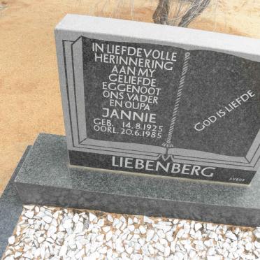 LIEBENBERG Jannie 1925-1985