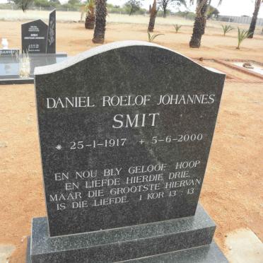 SMIT Daniel Roelof Johannes 1917-2000