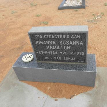 HAMILTON Johanna Susanna 1964-1975