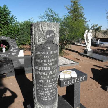 COETZEE Marthinus Petrus Johannes Albertus 1918-1967