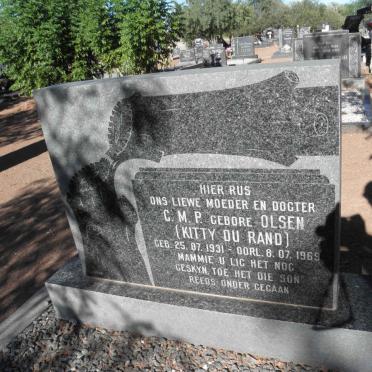RAND C.M.P., du nee OLSEN 1931-1969