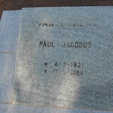 STADEN Paul Jacobus, van 1921-1984