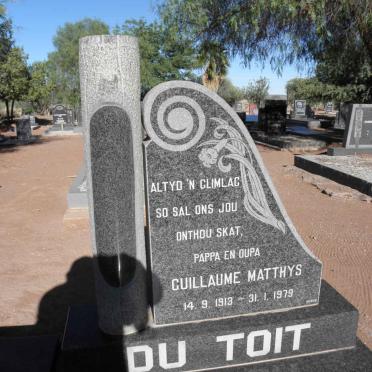TOIT Guillaume Matthys, du 1913-1979