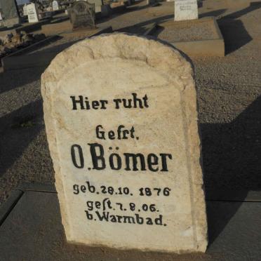 BÖMER O. 1876-1906