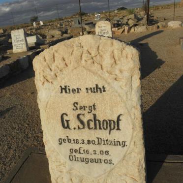 SCHOPF G. 1880-1906