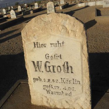 GROTH W. 1882-1906