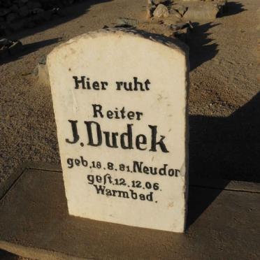 DUDEK J. 1881-1906