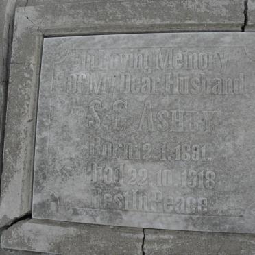 ASHBY S.G. 1891-1918