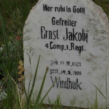 JAKOBI Ernst 1883-1906