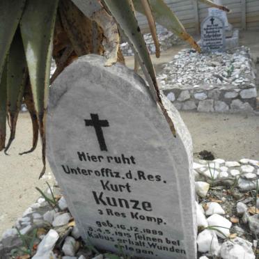 KUNZE Kurt 1889-1915