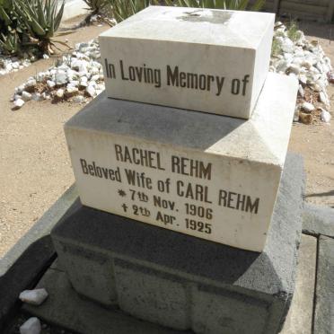 REHM Rachel 1906-1925