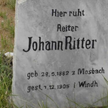 RITTER Johann 1882-1905
