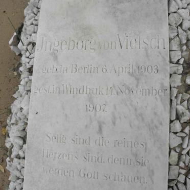 VIELSCH Ingeborg, von 1903-1907