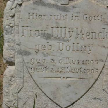 WENCK Elly nee DOLLNY 1867-1908