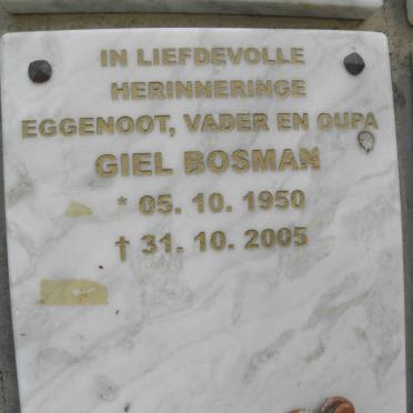 BOSMAN Giel 1950-2005