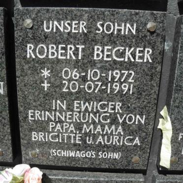 BECKER Robert 1972-1991