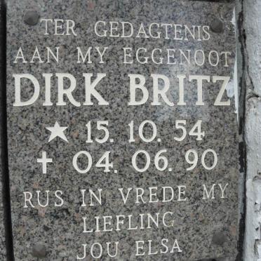 BRITZ Dirk 1954-1990
