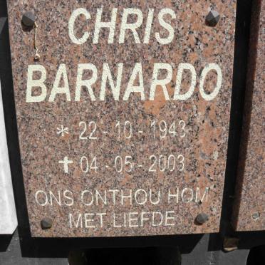 BARNARDO Chris 1943-2003