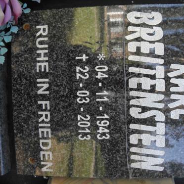 BREITENSTEIN Karl 1943-2013