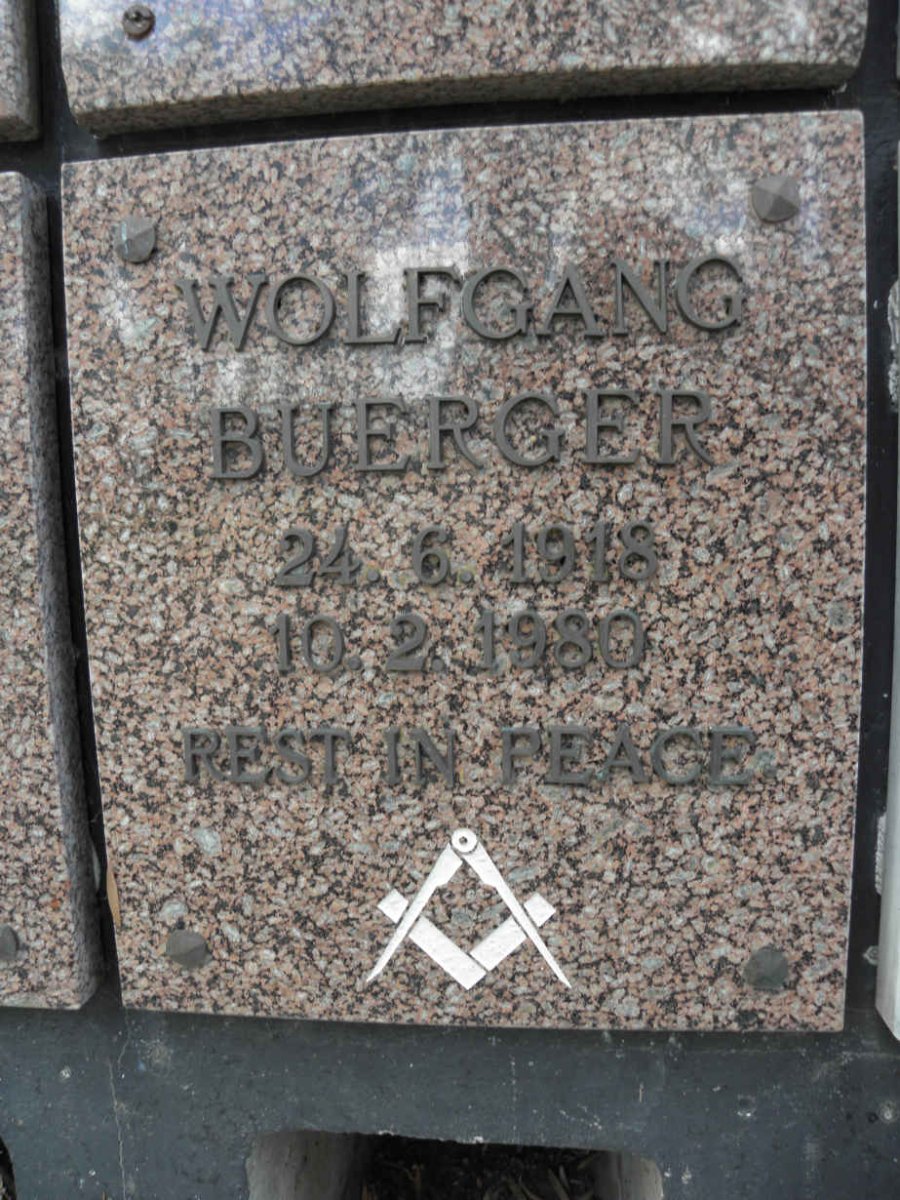 BUERGER Wolfgang 1918-1980