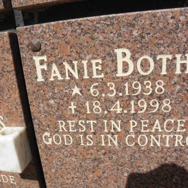 BOTHA Fanie 1938-1998