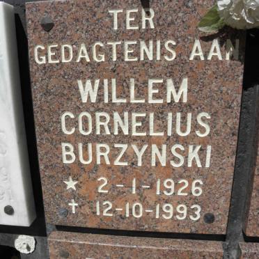 BURZYNSKI Willem Cornelius 1926-1993
