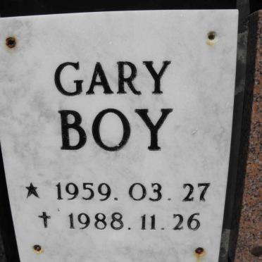 BOY Gary 1959-1988