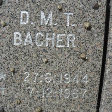 BACHER D.M.T. 1944-1987