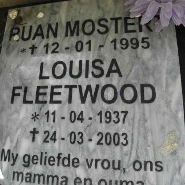 FLEETWOOD Louisa 1937-2003 :: MOSTERT Ruan 1995-1995