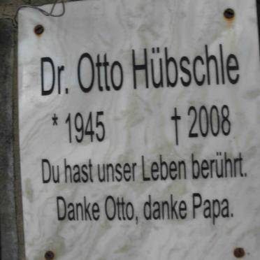 HÜBSCHLE Otto 1945-2008