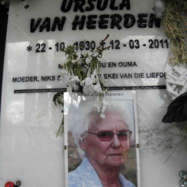 HEERDEN Ursula, van 1930-2011