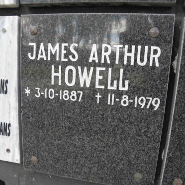 HOWELL James Arthur 1887-1979