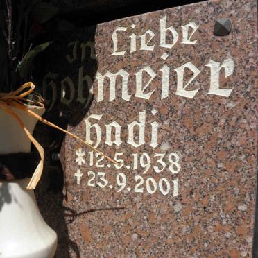 HOHMEIER Handi 1938-2001