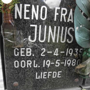 JUNIUS Neno Fra? 1935-1980