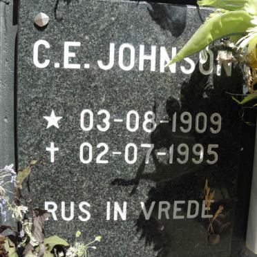 JOHNSON C.E. 1909-1995