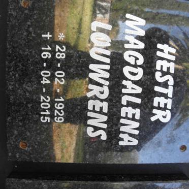 LOUWRENS Hester Magdalena 1929-2015