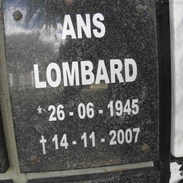 LOMBARD Ans 1945-2007