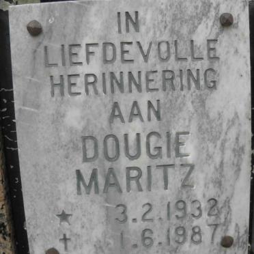 MARITZ Dougie 1932-1987