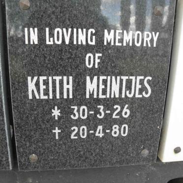 MEINTJES Keith 1926-1980