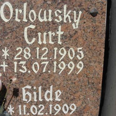 ORLOWSKY Curt 1905-1999 &amp; Hilde 1909-2006