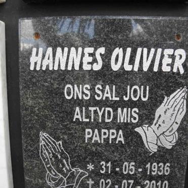 OLIVIER Hannes 1936-2010